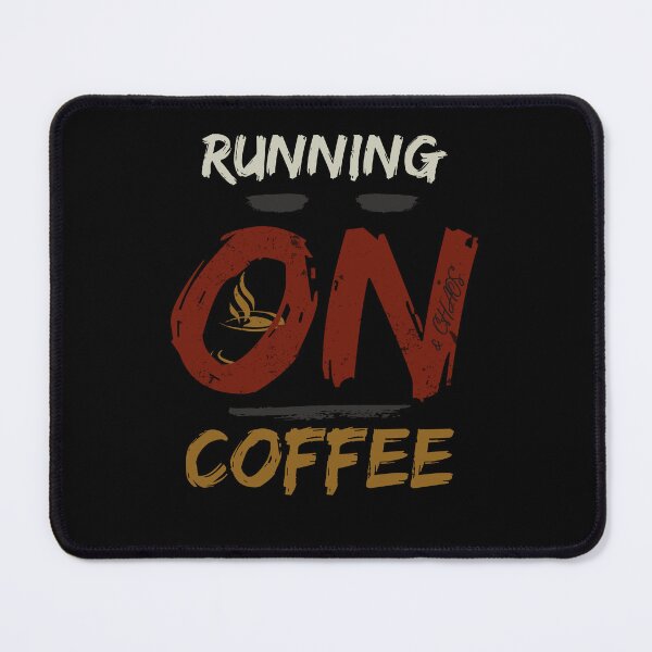 Item preview, Running on Coffee & Chaos – Funny Mom Life Quote designed and sold by CielaNoir.