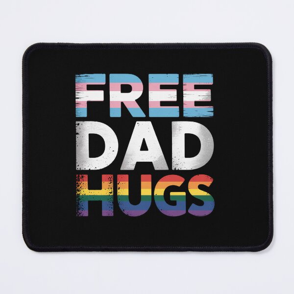 Item preview, Free Dad Hugs Rainbow Lgbtq Pride Month designed and sold by AnixieArtFun.