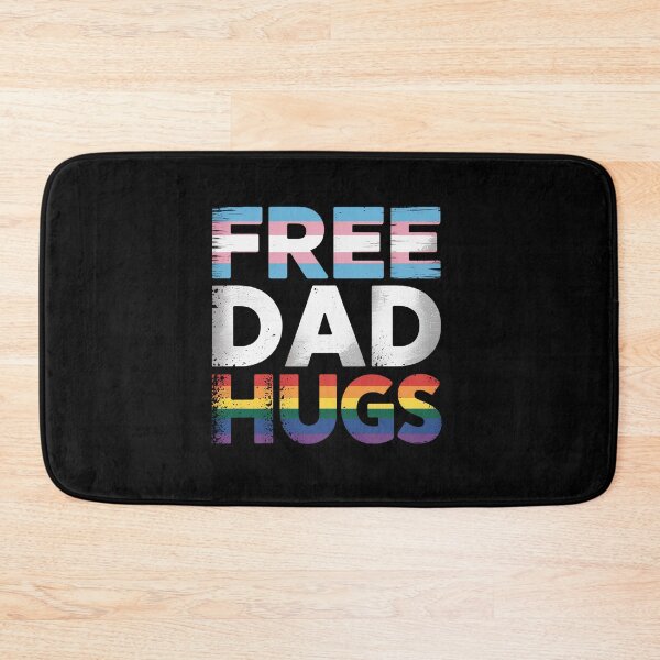 Item preview, Free Dad Hugs Rainbow Lgbtq Pride Month designed and sold by AnixieArtFun.