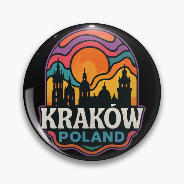 Item preview, Krakow Poland Colorful Trippy Art Travel designed and sold by TomFrontierArt.