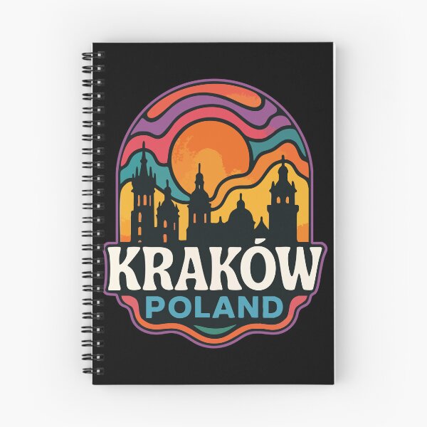 Item preview, Krakow Poland Colorful Trippy Art Travel designed and sold by TomFrontierArt.