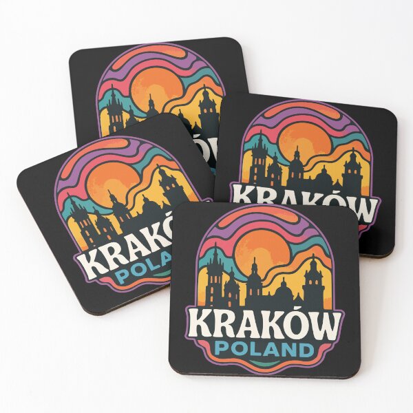 Item preview, Krakow Poland Colorful Trippy Art Travel designed and sold by TomFrontierArt.