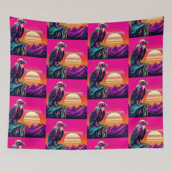 Item preview, C olorful funny Vulture  designed and sold by Dogandesighn.