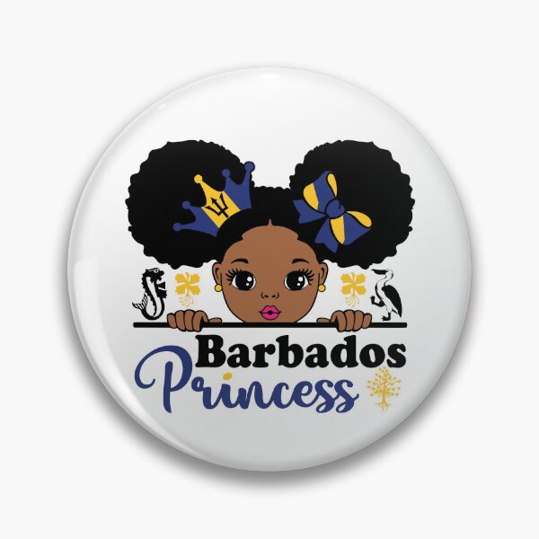 Item preview, Barbados Princess Caribbean Girl designed and sold by Suzy Perez Art.