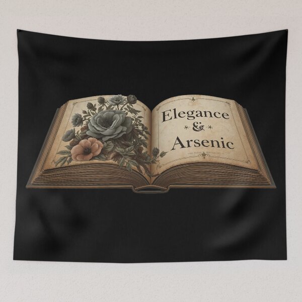 Item preview, Elegance & Arsenic | Dark Academia Moody Floral Gothic Library designed and sold by Searching ideas.