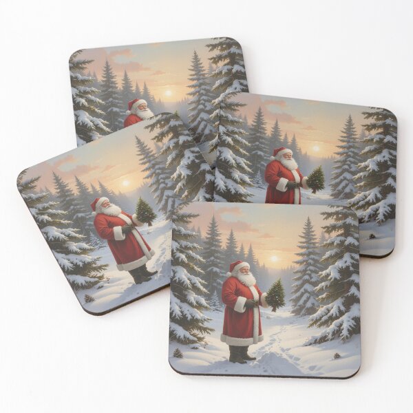 Item preview, A nostalgic Santa Claus in the snow designed and sold by BestDiz.