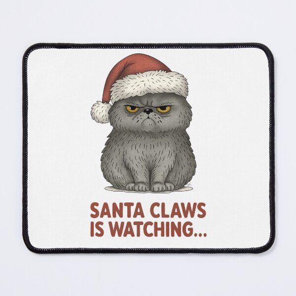 Item preview, Santa Claws Is Watching... designed and sold by TasiaZenzura.