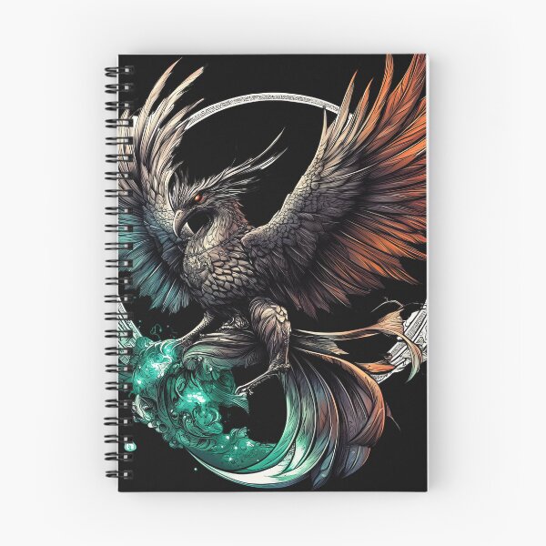 Item preview, Elemental Phoenix with Fire and Water Wings designed and sold by Daagath.