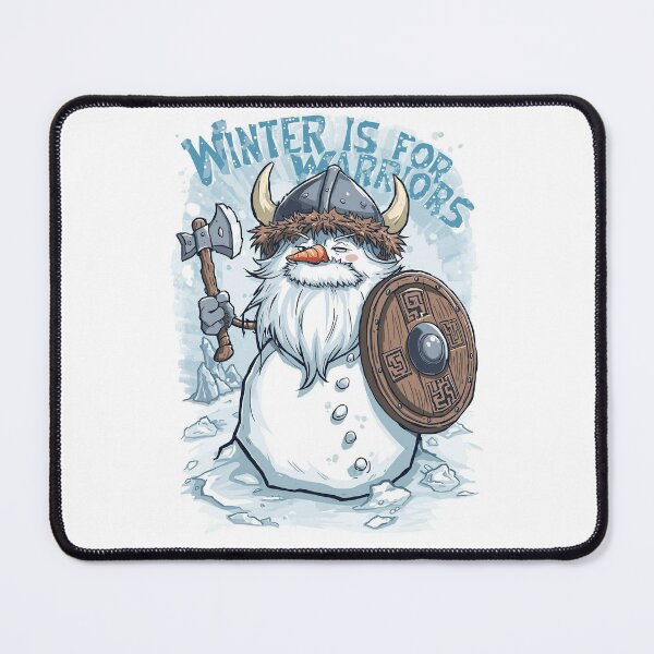 Item preview, Viking Snowman – Jarl of Winter designed and sold by Mythic Tide.