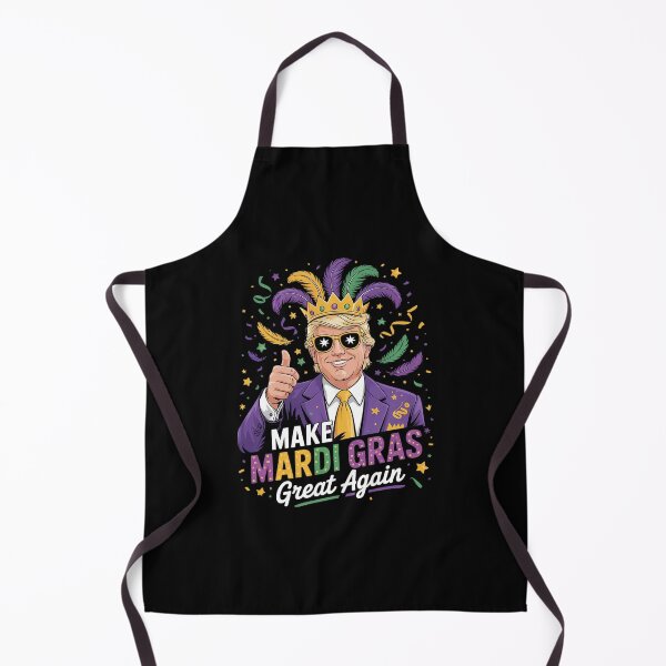 Item preview, Donald Trump Make Mardi Gras Great Again Fleur De Lis designed and sold by MonsterBuddiess.