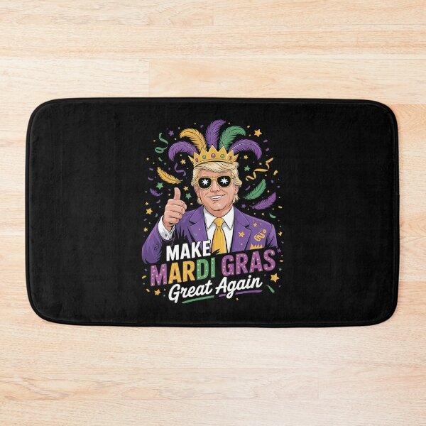 Item preview, Donald Trump Make Mardi Gras Great Again Fleur De Lis designed and sold by MonsterBuddiess.