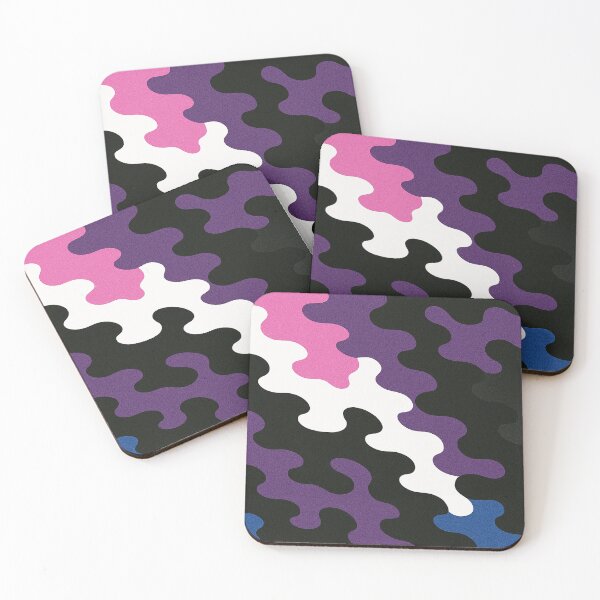 Item preview, Fluid Frequency – Genderfluid Pride Camouflage II - PRIDE CAMO - DB designed and sold by WheelieGdArt.