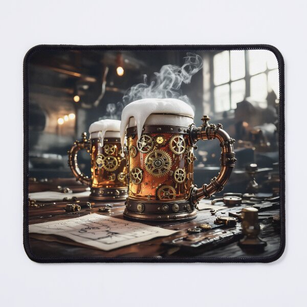 Item preview, Steampunk pint with beer designed and sold by Marcu Ioachim.