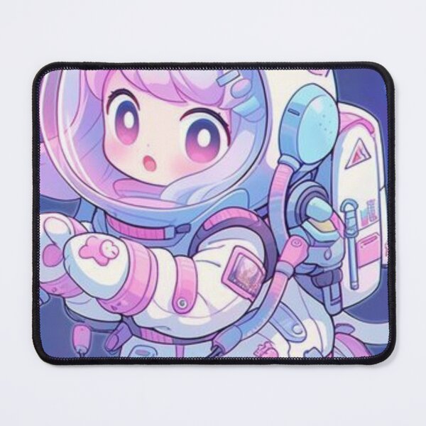 Artikelvorschau, Kawaii-Weltraummädchen-Astronautin – Niedliche pastellfarbene Kosmische Kunst entworfen und verkauft von Hallin.