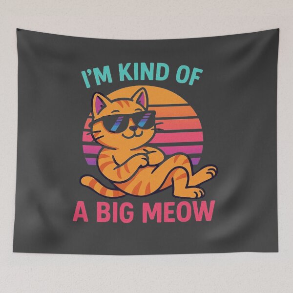 Item preview, I'm Kind Of A Big Meow - Cool Cat Sunglasses designed and sold by MiLaKK.