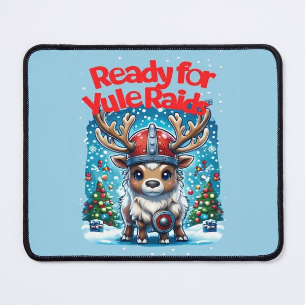 Item preview, Viking Reindeer Squad – Nordic Christmas Warrior Illustration designed and sold by Mythic Tide.