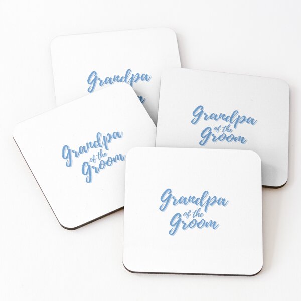 Item preview, Stylish Blue Script Grandpa of the Groom designed and sold by DixieGirlStudio.