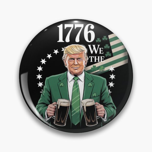 Item preview, Trump Make St Patrick's Day Great Again Irish Shamrock designed and sold by MonsterBuddiess.