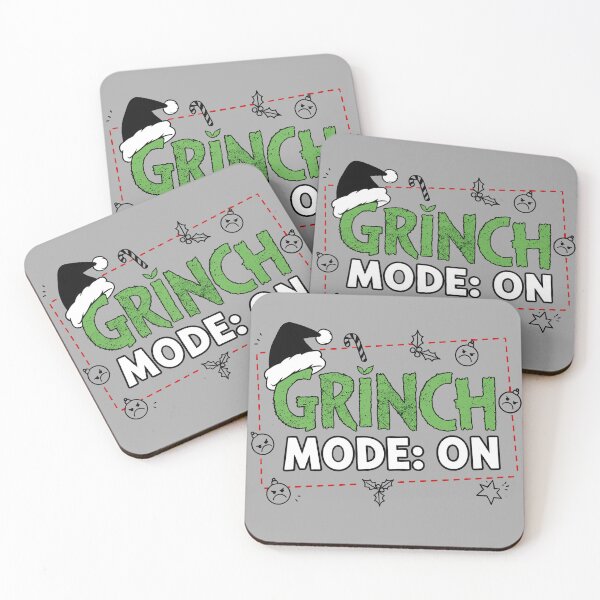Item preview, Grinch Mode: On - Anti-Christmas Funny Saying designed and sold by Fuechse.