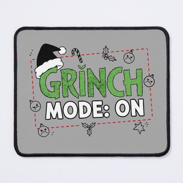 Item preview, Grinch Mode: On - Anti-Christmas Funny Saying designed and sold by Fuechse.