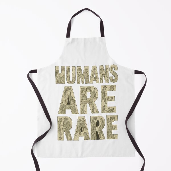 Item preview, Humans Are Rare Micro-Illustration Typography designed and sold by HiteshArt111.