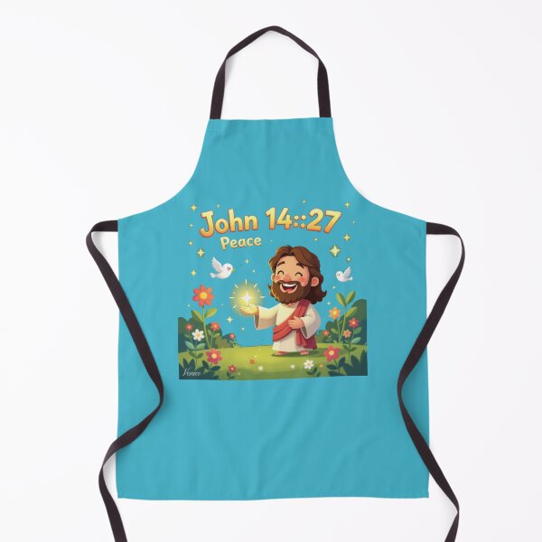 Item preview, Bible verse, John 14:27, Jesus peace, 3D sketch, cute art, designed and sold by PaintMeWorld.
