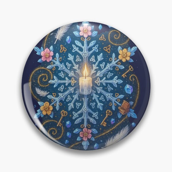Item preview, Snowflake Spiral designed and sold by BrushAndBreathe.