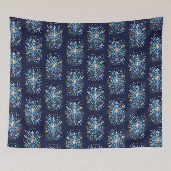 Item preview, Snowflake Spiral designed and sold by BrushAndBreathe.