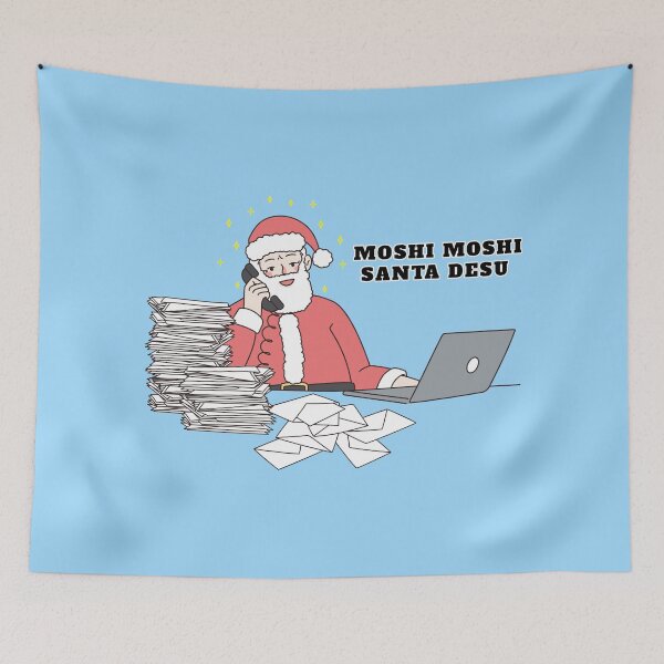 Item preview, Moshi Moshi Santa Desu designed and sold by AimarsKloset.