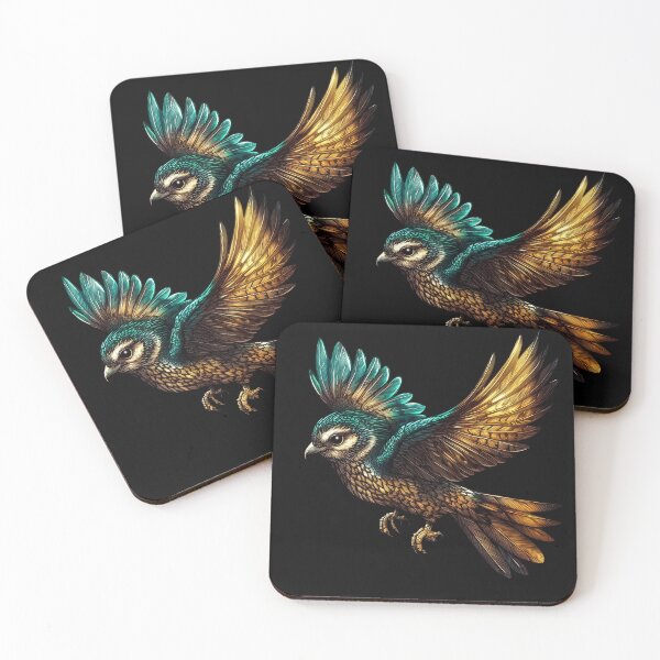 Item preview, Mythical Owl Phoenix Hybrid in Flight designed and sold by Daagath.