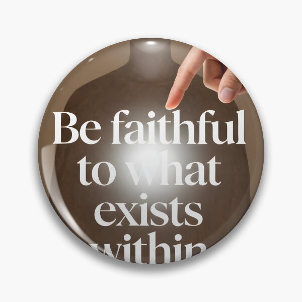 Item preview, Sincerity Quote Poster - Be Faithful Within Wall Art designed and sold by Cosmopolis.