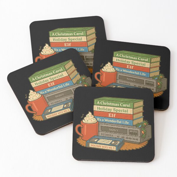 Item preview, Retro Christmas Movie Night – Betamax & Holiday Classics Design designed and sold by AddictiveDesign.
