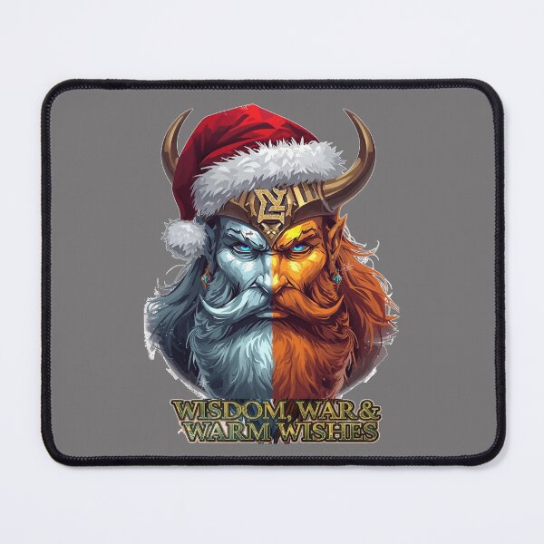 Item preview, Odin Claus Face – Viking Santa Portrait designed and sold by Mythic Tide.