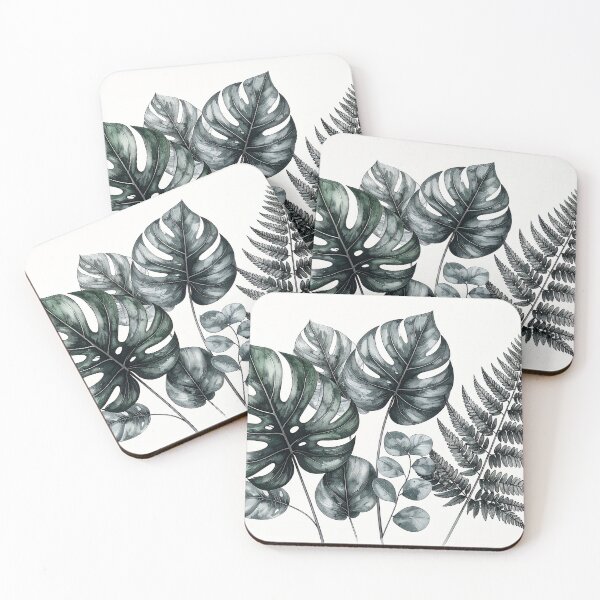 Item preview, Minimalist Deep Green leafs designed and sold by BestDiz.