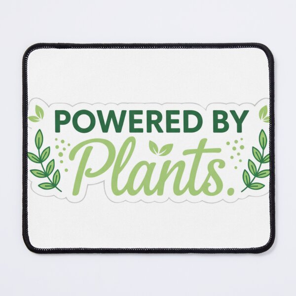 Item preview, Powered by Plants - Vegan & Plant-Based Lifestyle Design designed and sold by EverBranz-stor.