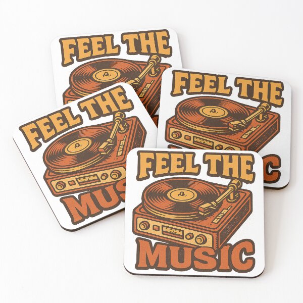 Item preview, FEEL THE MUSIC - FOR TURNTABLE AND VINYL RECORD MUSIC FANS designed and sold by An Artist To The Fullest.