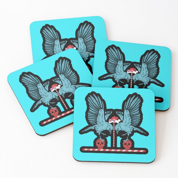Item preview, Gothic Christmas Ravens and Sugar Skulls | Creepy Cute Yule Holiday Design designed and sold by CREEPY CRAZE.