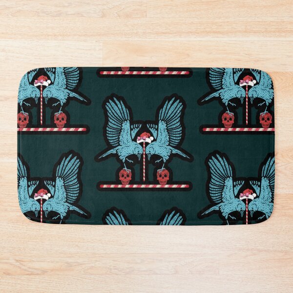 Item preview, Gothic Christmas Ravens and Sugar Skulls | Creepy Cute Yule Holiday Design designed and sold by CREEPY CRAZE.