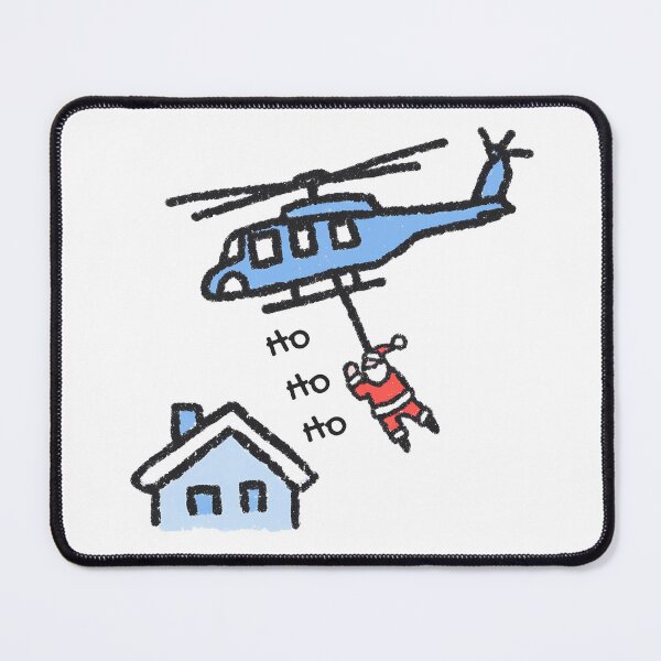 Item preview, Funny Santa Helicopter Christmas designed and sold by NatureStyle555.