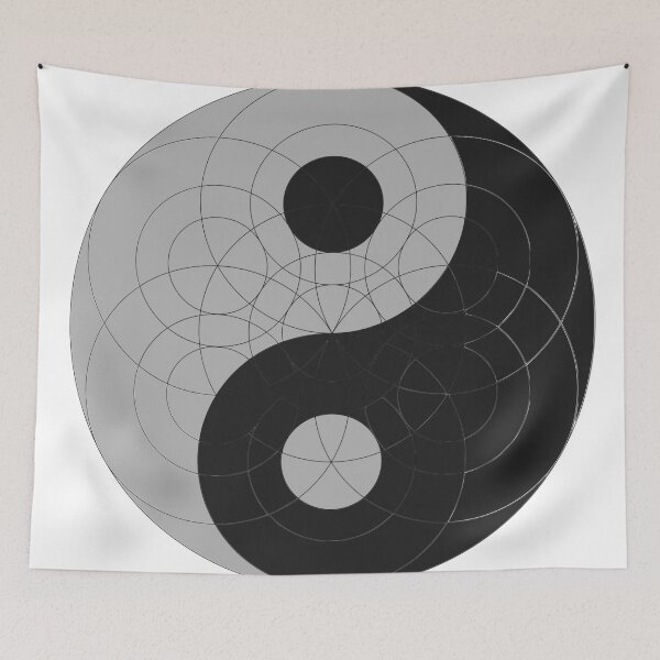 Item preview, Ying Yang 8,5,3, Golden Ratio Outlines designed and sold by Rupert Russell.