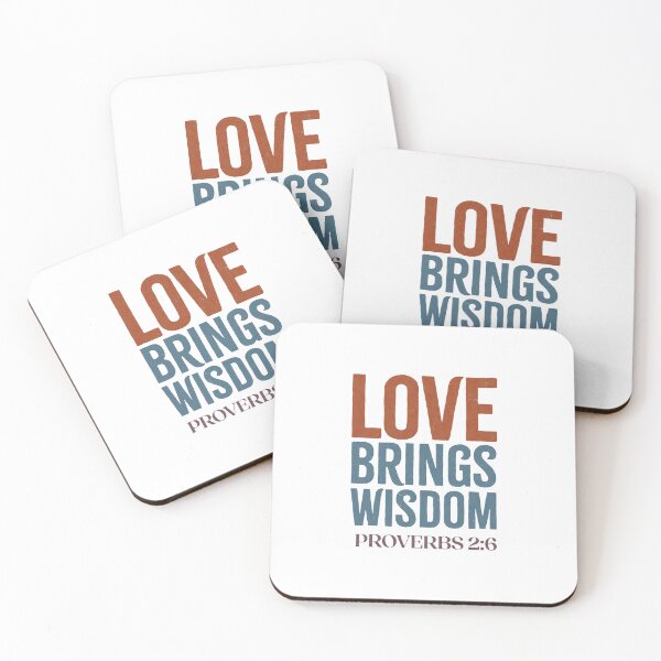 Item preview, Love brings wisdom - Proverbs 2:6 designed and sold by LambsPath.