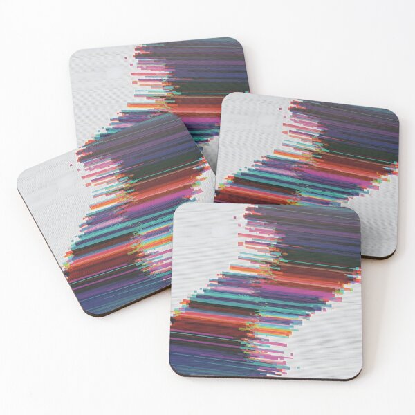 Item preview, Abstract glitchwave art | Vibrant futuristic design for modern decor designed and sold by Fespb.