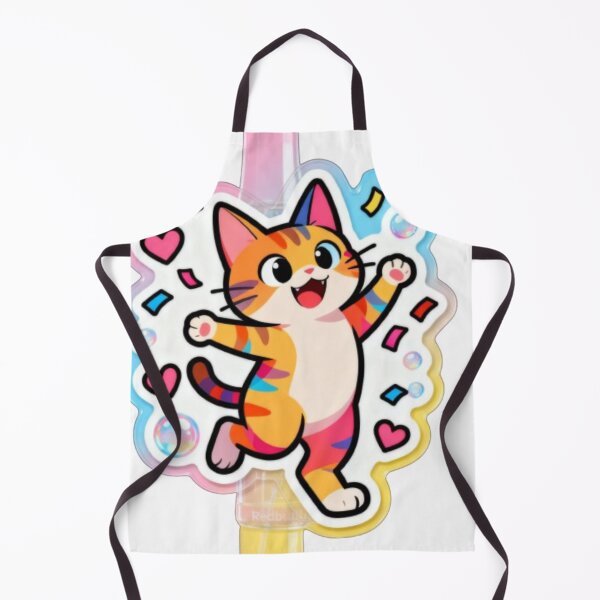 Item preview, Playful Expressive Cat Sticker designed and sold by MiniPrintMagic.