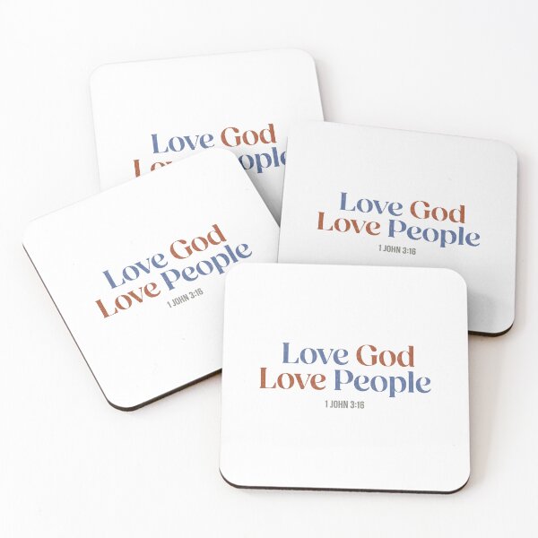 Item preview, Love God. Love People. - 1 John 3:16 designed and sold by LambsPath.