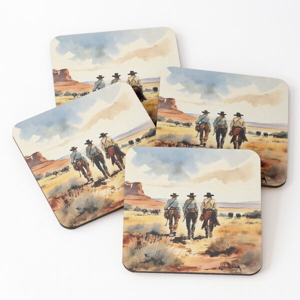 Item preview, Wild West Cowboy Trio Travelling | Vintage Aesthetic designed and sold by UnhingedBird.