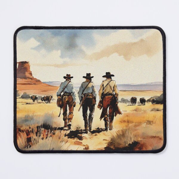 Item preview, Wild West Cowboy Trio Travelling | Vintage Aesthetic designed and sold by UnhingedBird.
