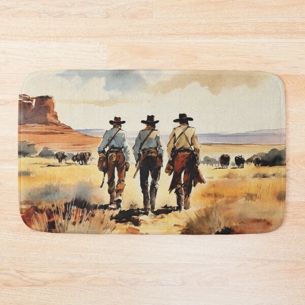 Item preview, Wild West Cowboy Trio Travelling | Vintage Aesthetic designed and sold by UnhingedBird.