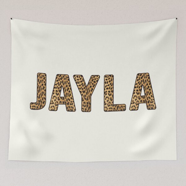 Item preview, Jayla Name Leopard Print designed and sold by Jeallan Designs.