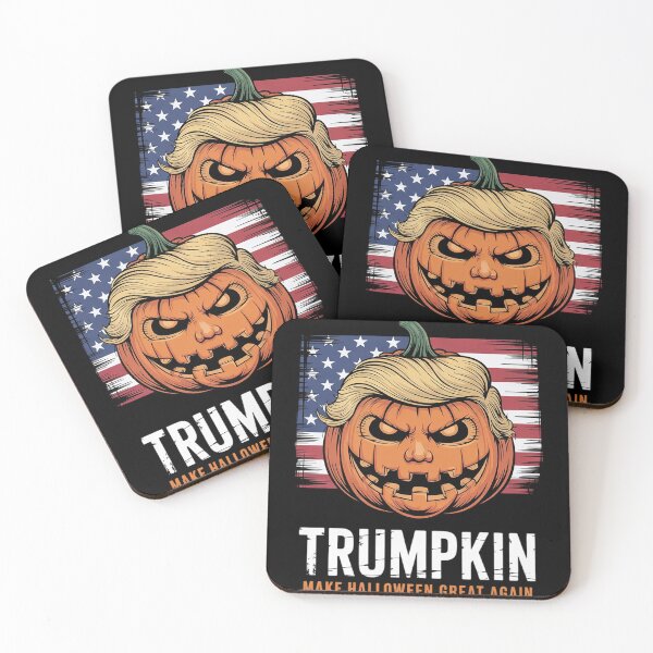 Item preview, Halloween Trumpkin US Flag  designed and sold by RoyTill0Art.