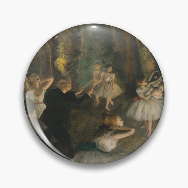 Item preview, The Rehearsal of the Ballet Onstage - Edgar Degas French ca. 1874 designed and sold by ando-dibujando.